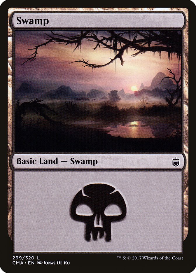 Swamp (299) [Commander Anthology] | Nerdhalla Games