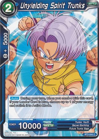 Unyielding Spirit Trunks [BT2-044] | Nerdhalla Games