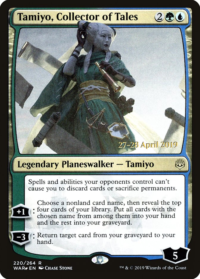 Tamiyo, Collector of Tales  [War of the Spark Prerelease Promos] | Nerdhalla Games