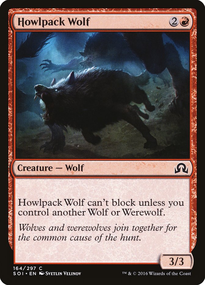 Howlpack Wolf [Shadows over Innistrad] | Nerdhalla Games