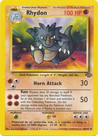 Rhydon (45/64) [Jungle Unlimited] | Nerdhalla Games