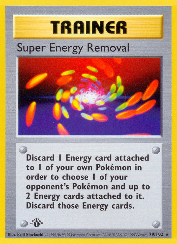 Super Energy Removal (79/102) (Shadowless) [Base Set 1st Edition] | Nerdhalla Games