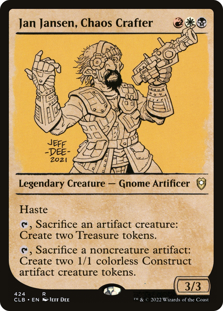 Jan Jansen, Chaos Crafter (Showcase) [Commander Legends: Battle for Baldur's Gate] | Nerdhalla Games