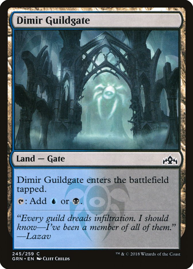 Dimir Guildgate (245/259) [Guilds of Ravnica] | Nerdhalla Games