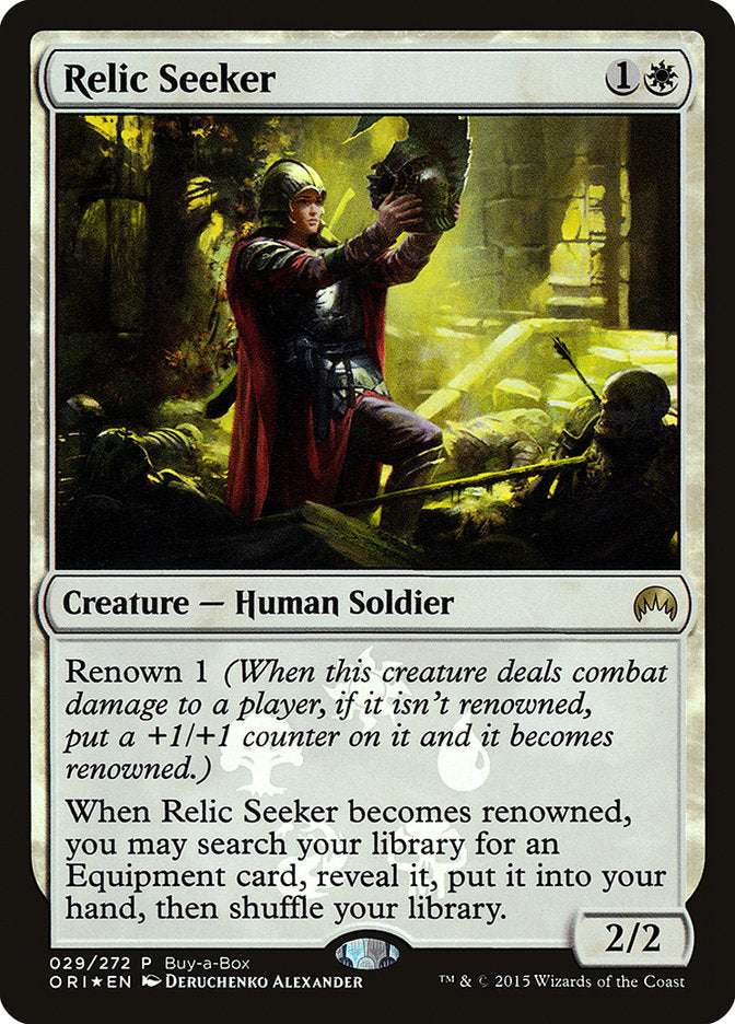 Relic Seeker (Buy-A-Box) [Magic Origins Promos] | Nerdhalla Games