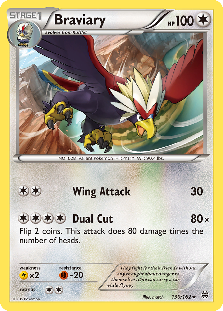 Braviary (130/162) [XY: BREAKthrough] | Nerdhalla Games