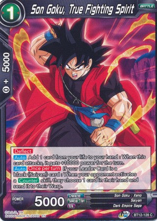 Son Goku, True Fighting Spirit [BT12-128] | Nerdhalla Games