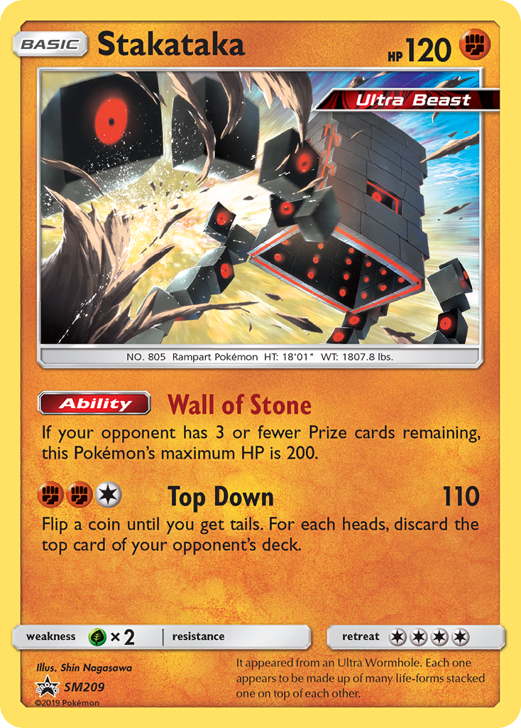 Stakataka (SM209) [Sun & Moon: Black Star Promos] | Nerdhalla Games