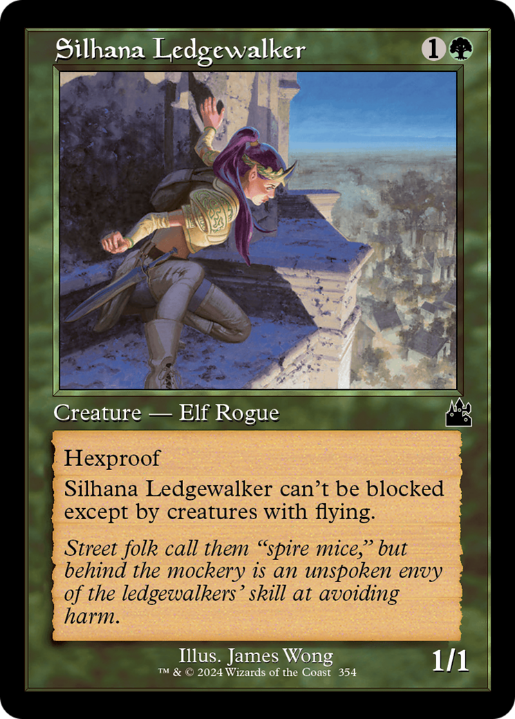 Silhana Ledgewalker (Retro Frame) [Ravnica Remastered] | Nerdhalla Games