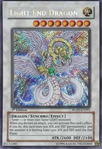 Light End Dragon [RGBT-EN091] Secret Rare | Nerdhalla Games