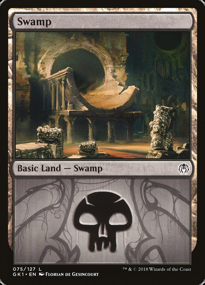 Swamp (75) [Guilds of Ravnica Guild Kit] | Nerdhalla Games