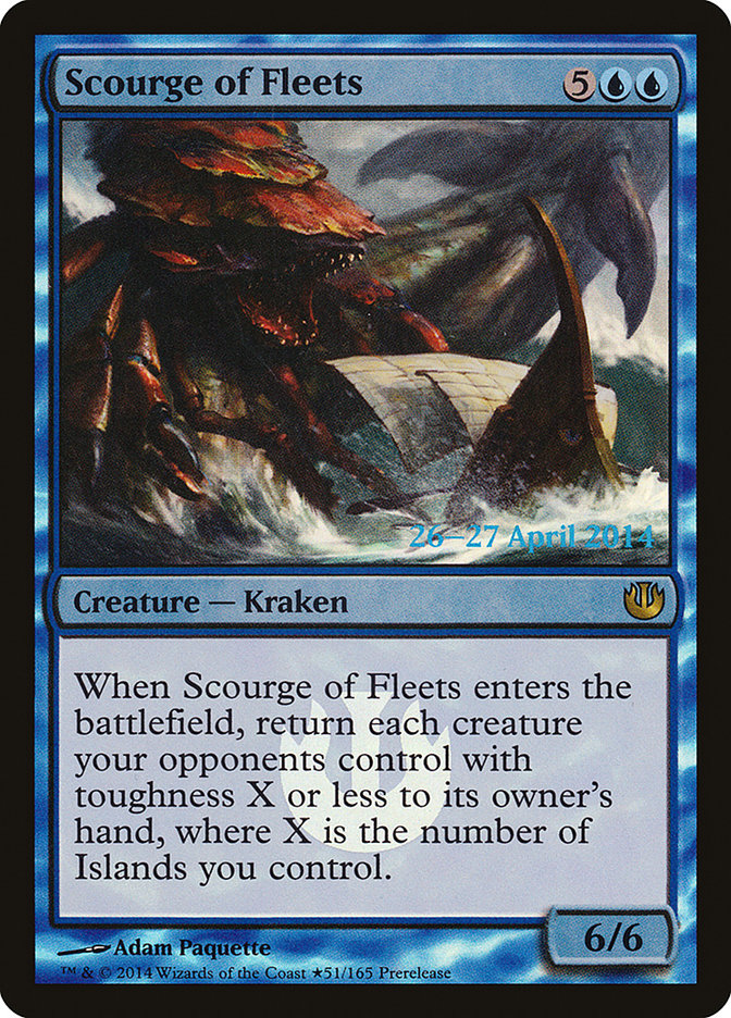 Scourge of Fleets  [Journey into Nyx Prerelease Promos] | Nerdhalla Games