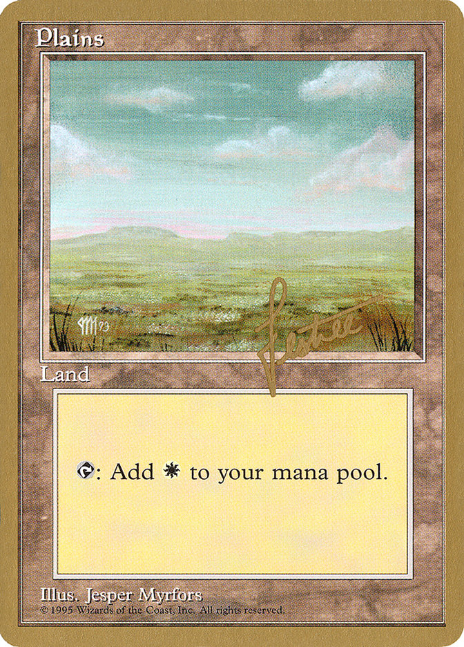 Plains (bl364) (Bertrand Lestree) [Pro Tour Collector Set] | Nerdhalla Games