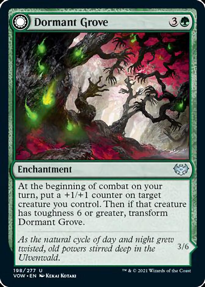 Dormant Grove // Gnarled Grovestrider [Innistrad: Crimson Vow] | Nerdhalla Games