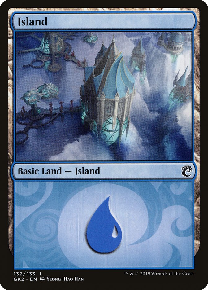 Island (132) [Ravnica Allegiance Guild Kit] | Nerdhalla Games