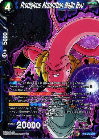 Prodigious Absorption Majin Buu (SPR) [BT6-042_SPR] | Nerdhalla Games