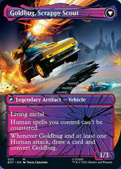 Goldbug, Humanity's Ally // Goldbug, Scrappy Scout (Shattered Glass) [Universes Beyond: Transformers] | Nerdhalla Games