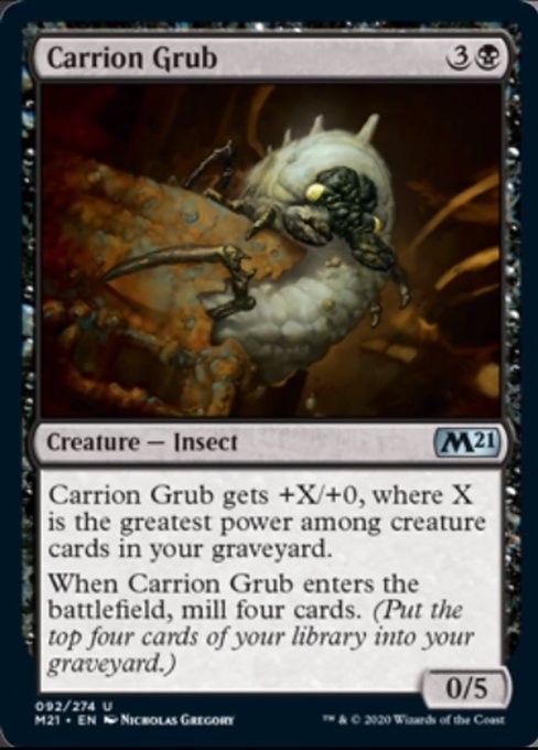 Carrion Grub [Core Set 2021] | Nerdhalla Games