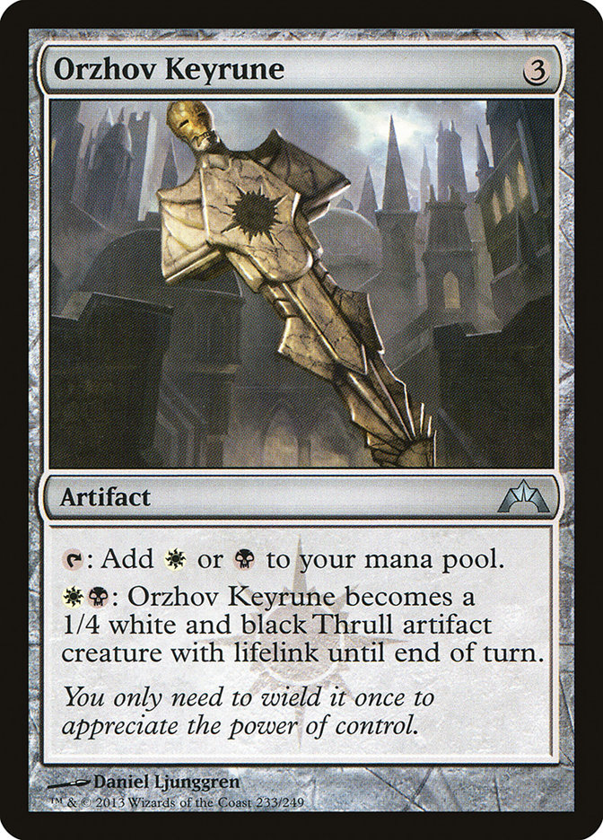 Orzhov Keyrune [Gatecrash] | Nerdhalla Games