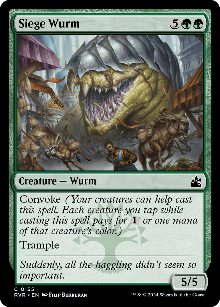 Siege Wurm [Ravnica Remastered] | Nerdhalla Games