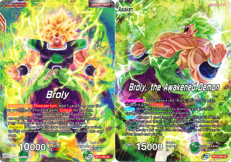 Broly // Broly, the Awakened Demon [BT11-002] | Nerdhalla Games