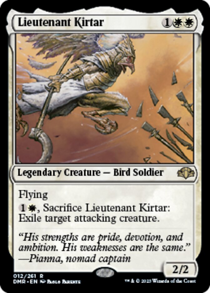 Lieutenant Kirtar [Dominaria Remastered] | Nerdhalla Games