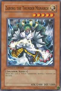 Zaborg the Thunder Monarch [GLD2-EN006] Common | Nerdhalla Games