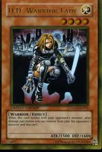 D.D. Warrior Lady [GLD1-EN015] Gold Rare | Nerdhalla Games