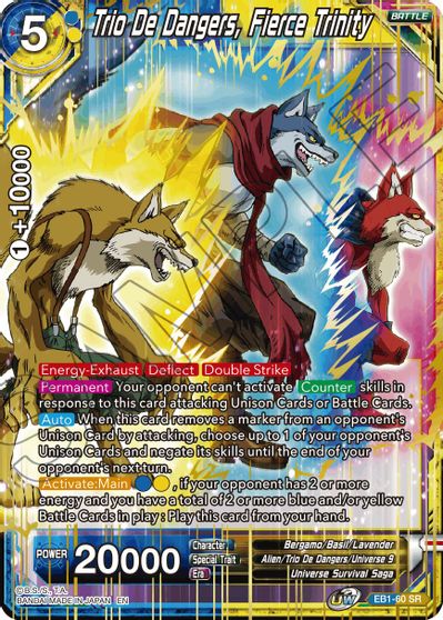 Trio De Dangers, Fierce Trinity (EB1-060) [Battle Evolution Booster] | Nerdhalla Games