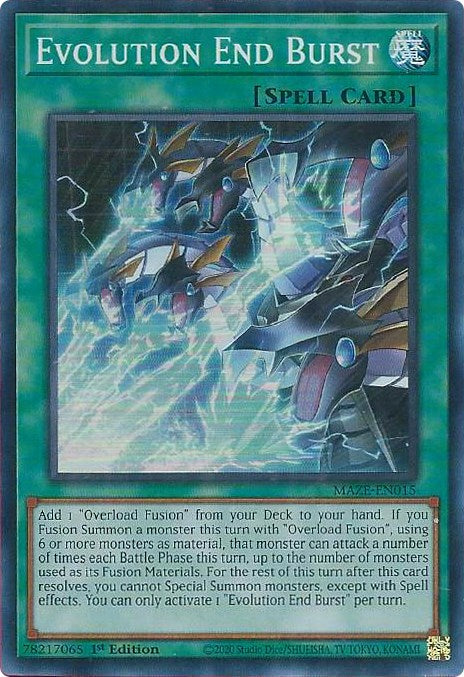 Evolution End Burst [MAZE-EN015] Super Rare | Nerdhalla Games