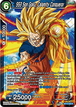 SS3 Son Goku, Calamity Conqueror (BT14-035) [Cross Spirits] | Nerdhalla Games