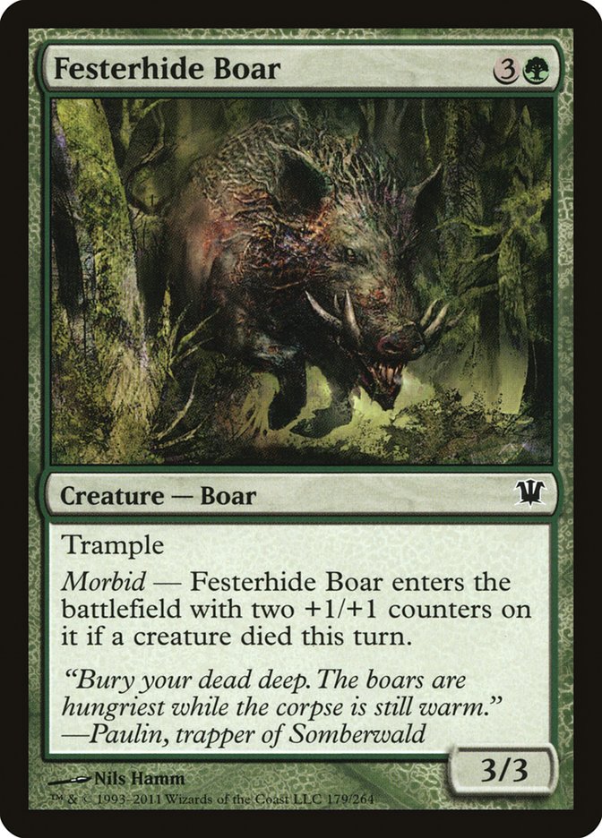 Festerhide Boar [Innistrad] | Nerdhalla Games