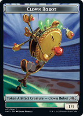 Clown Robot (002) // Storm Crow Double-sided Token [Unfinity Tokens] | Nerdhalla Games