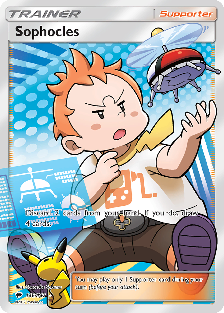 Sophocles (146/147) [Sun & Moon: Burning Shadows] | Nerdhalla Games