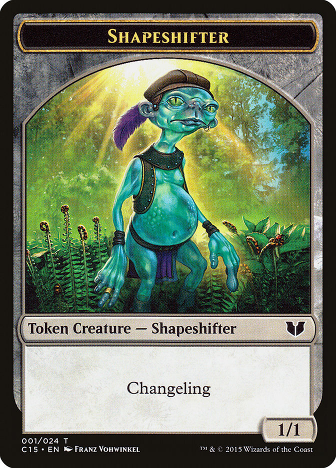 Shapeshifter // Shapeshifter Double-Sided Token [Commander 2015 Tokens] | Nerdhalla Games