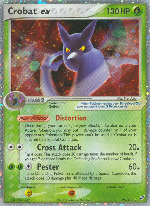 Crobat ex (96/107) [EX: Deoxys] | Nerdhalla Games