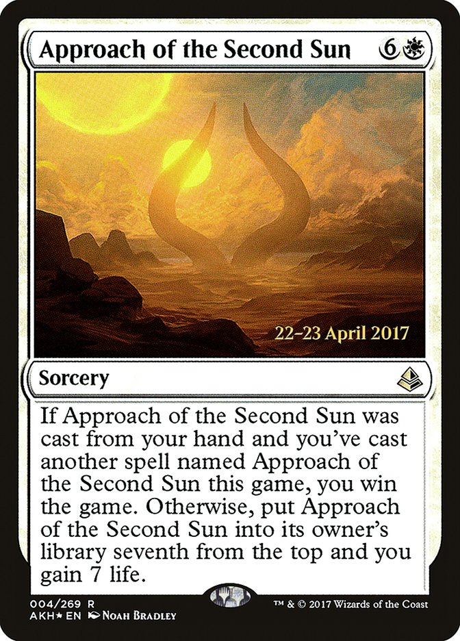 Approach of the Second Sun  [Amonkhet Prerelease Promos] | Nerdhalla Games