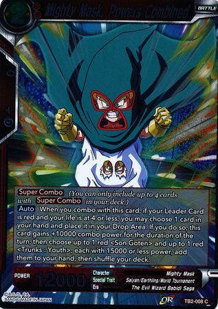 Mighty Mask, Powers Combined [TB2-008] | Nerdhalla Games