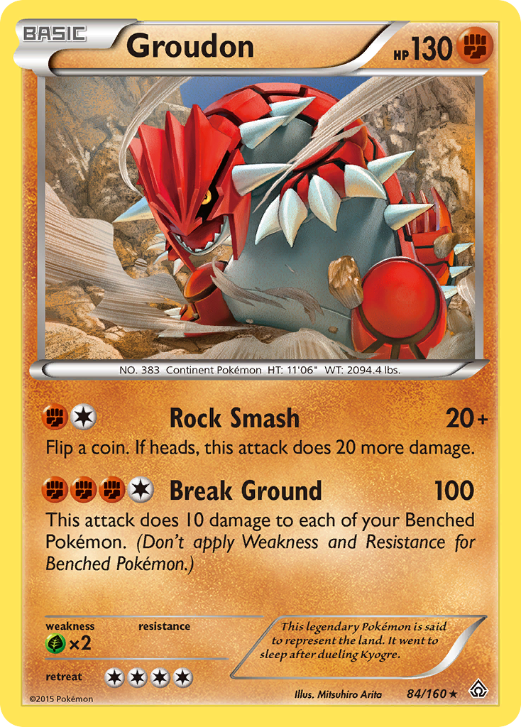 Groudon (84/160) [XY: Primal Clash] | Nerdhalla Games