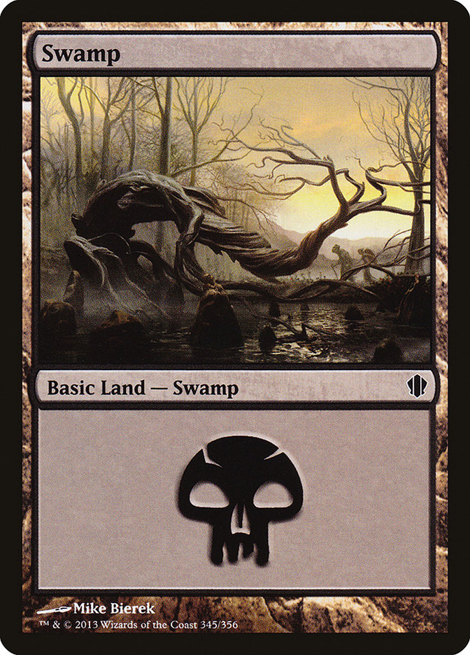 Swamp (345) [Commander 2013] | Nerdhalla Games