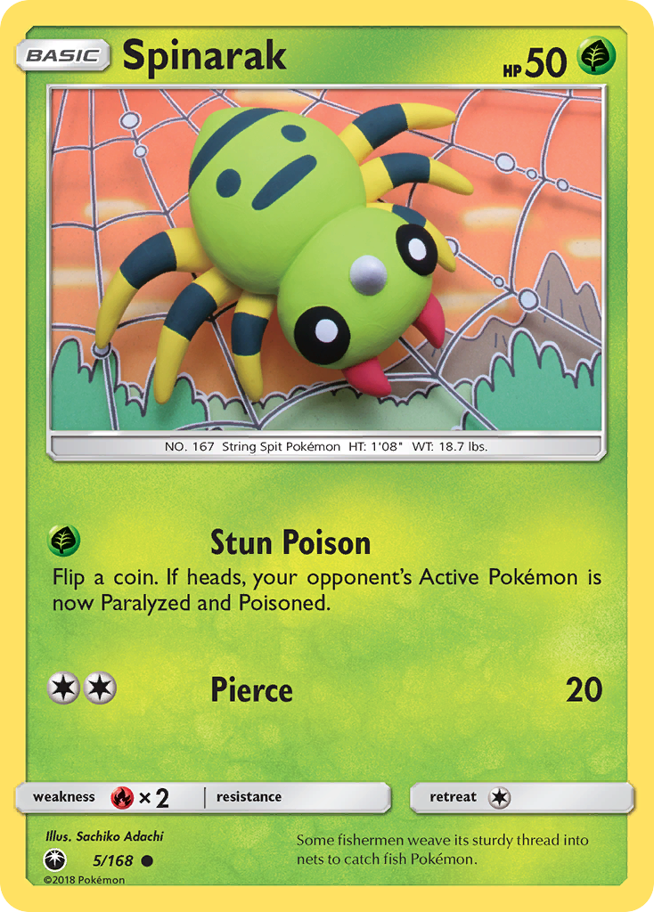 Spinarak (5/168) [Sun & Moon: Celestial Storm] | Nerdhalla Games