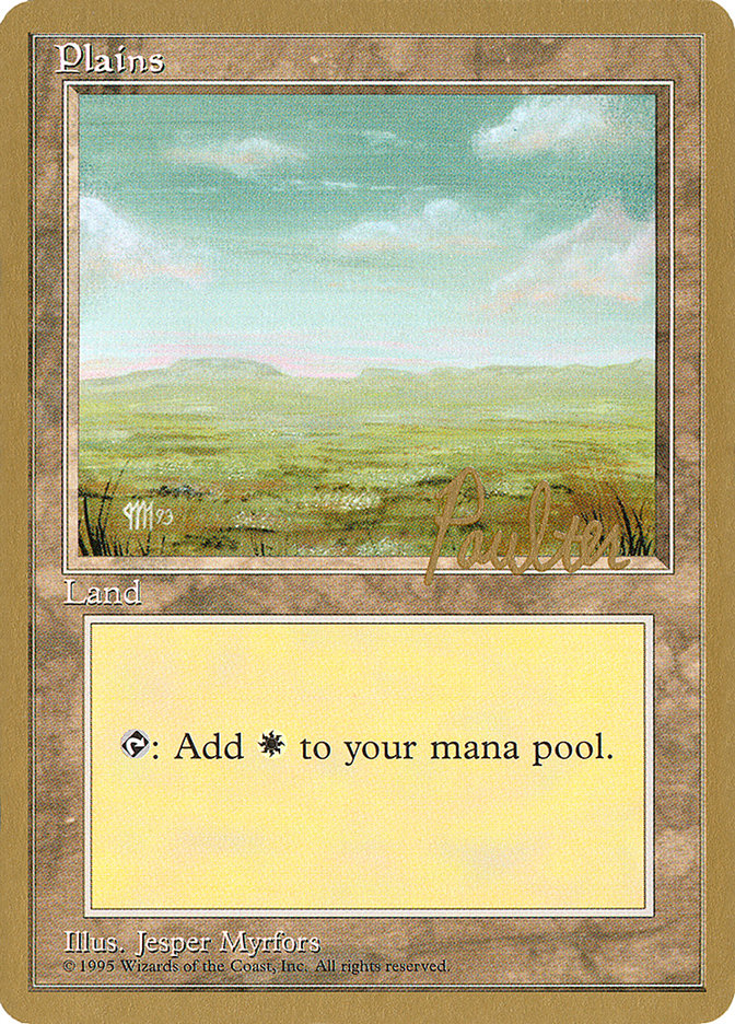 Plains (pp364) (Preston Poulter) [Pro Tour Collector Set] | Nerdhalla Games