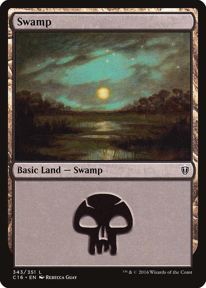 Swamp (343) [Commander 2016] | Nerdhalla Games