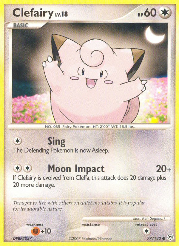 Clefairy (77/130) [Diamond & Pearl: Base Set] | Nerdhalla Games