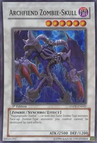 Archfiend Zombie-Skull [ANPR-EN042] Super Rare | Nerdhalla Games