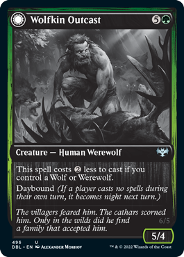 Wolfkin Outcast // Wedding Crasher [Innistrad: Double Feature] | Nerdhalla Games