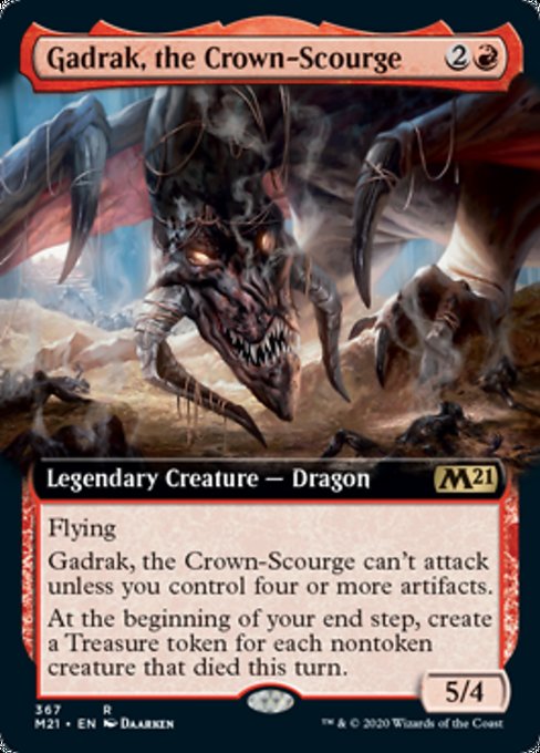 Gadrak, the Crown-Scourge (Extended Art) [Core Set 2021] | Nerdhalla Games