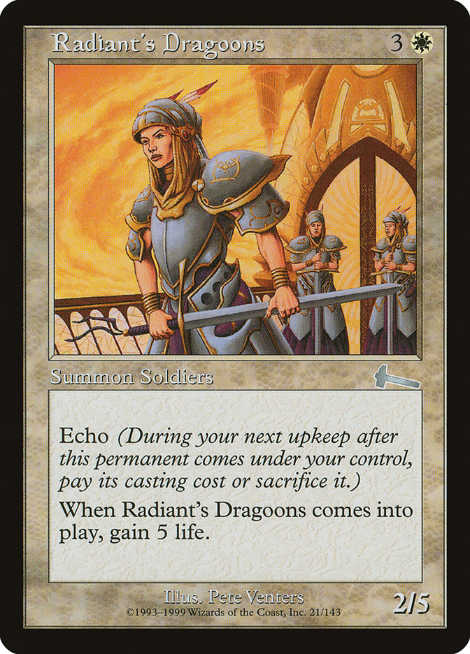 Radiant's Dragoons [Urza's Legacy] | Nerdhalla Games