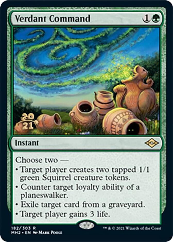 Verdant Command [Modern Horizons 2 Prerelease Promos] | Nerdhalla Games