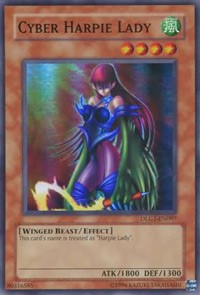 Cyber Harpie Lady [DLG1-EN097] Super Rare | Nerdhalla Games